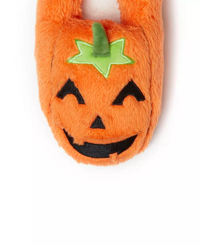 Унисекс взрослые домашние тапочки Halloween Critter с закрытой пяткой Dearfoams, оранжевый — фото 4