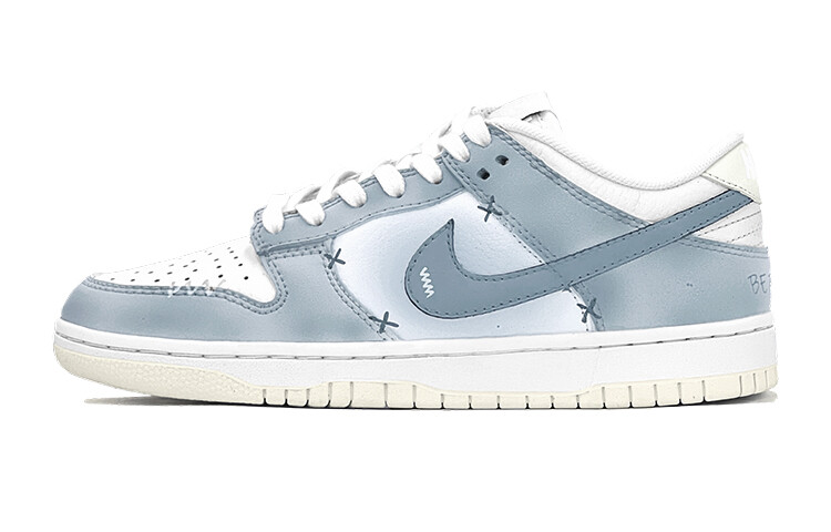 

Кроссовки Nike Dunk Skateboard Shoes Women's Low-Top White, Синий, Кроссовки Nike Dunk Skateboard Shoes Women's Low-Top White