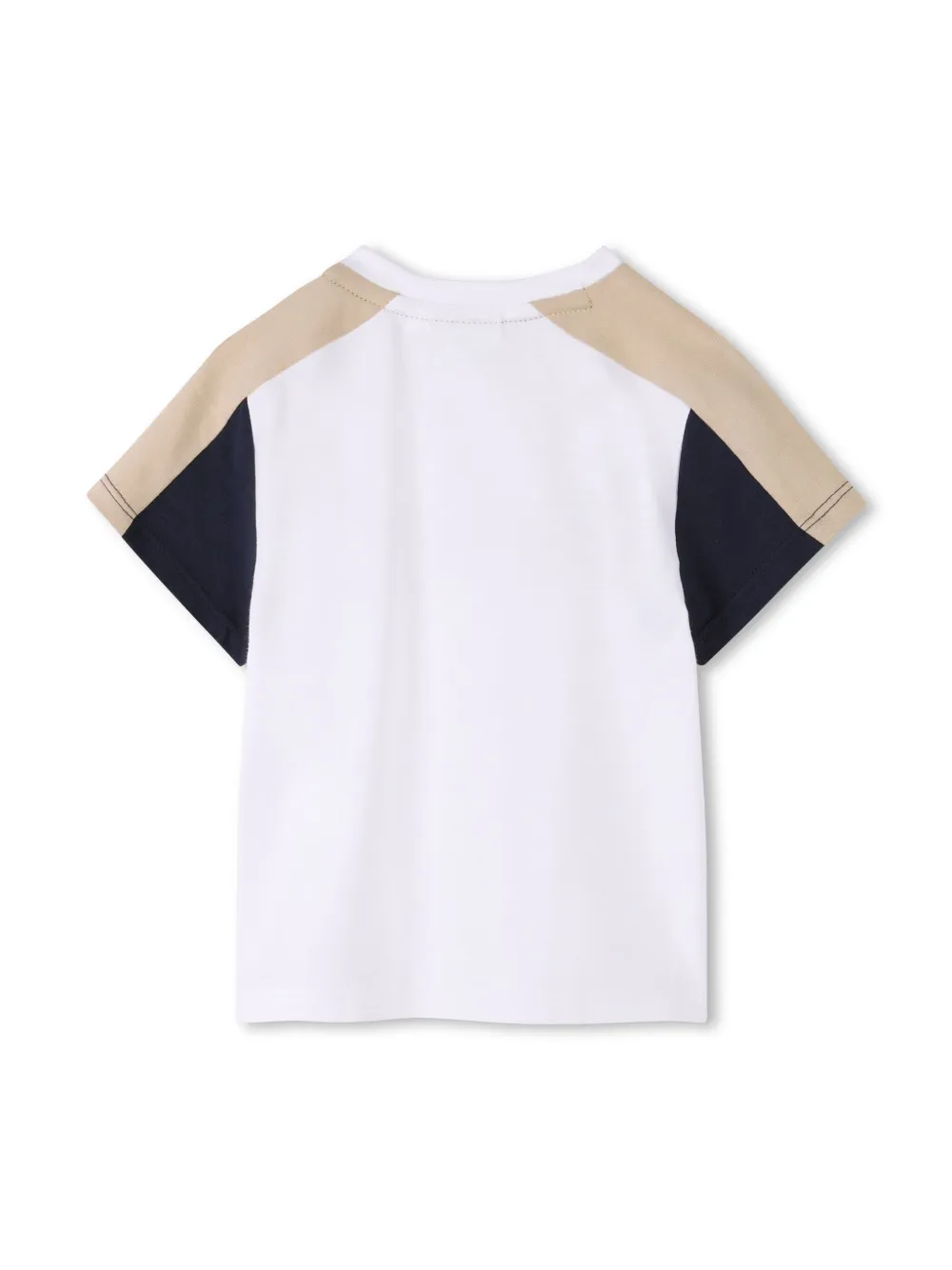 Комплект из футболки и шортов с логотипом BOSS Kidswear, белый — фото 4