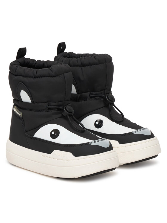 Сапоги для снега Mb Jr Park Tube Mid Animal Wp 80D3440100 S Moon Boot, черный — фото 2