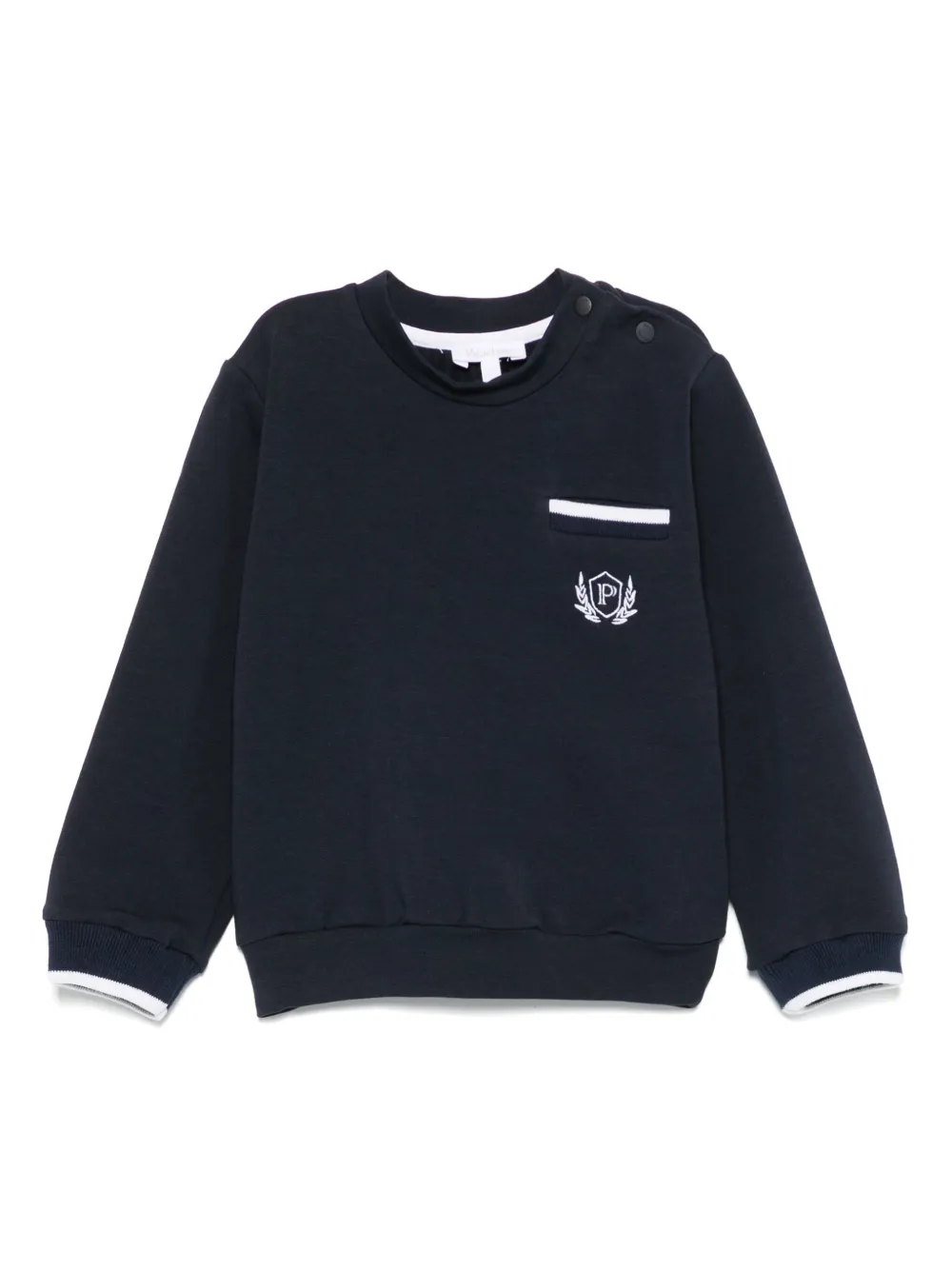 

Толстовка с вышитым логотипом Patachou, синий