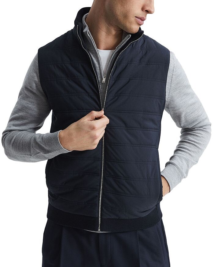 

REISS Уильям Стеганый жилет, синий