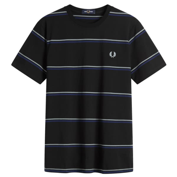 

Футболка в тонкую полоску Fred Perry, черный