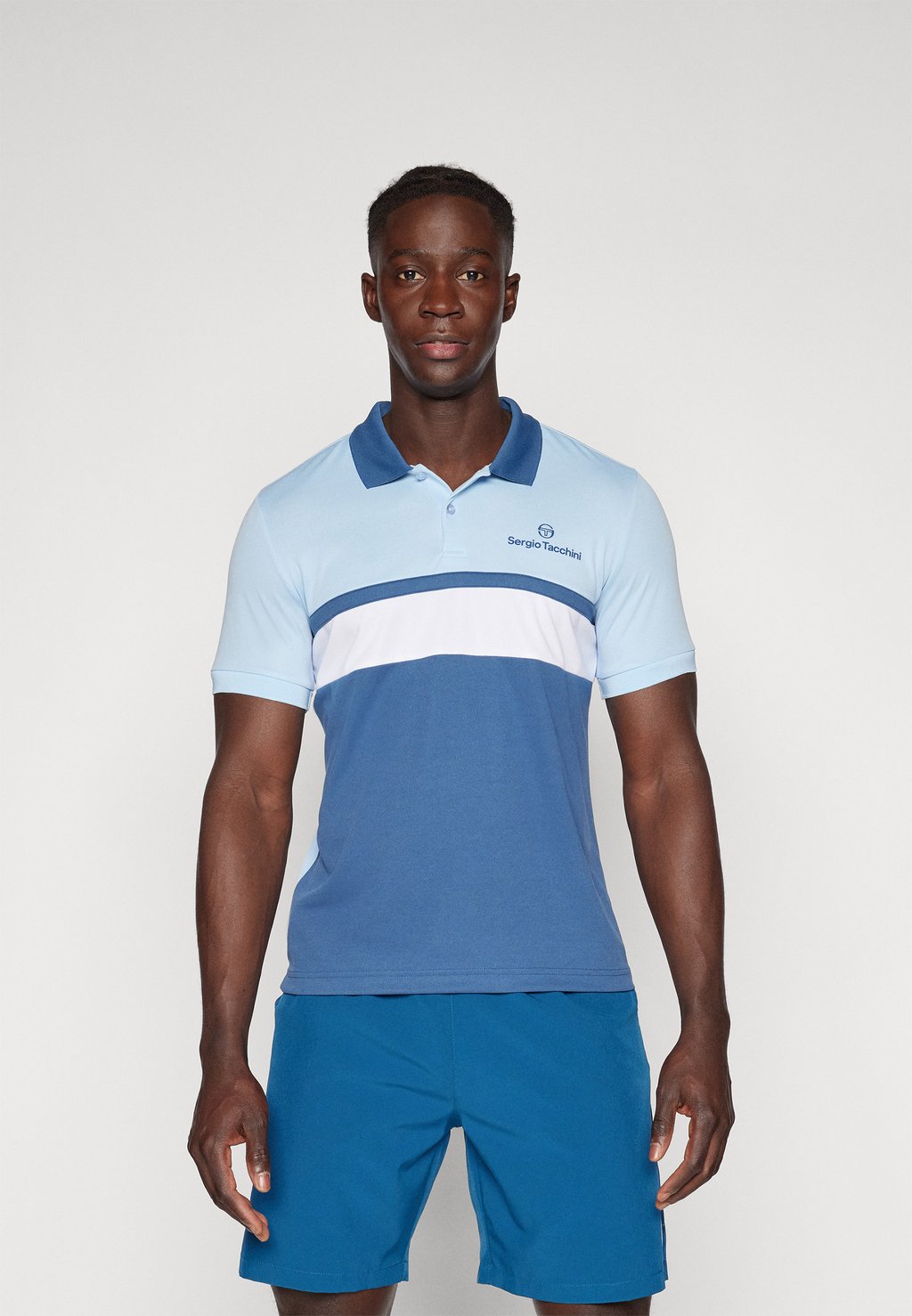 

Рубашка поло ELFETTA Sergio Tacchini, светло-голубой