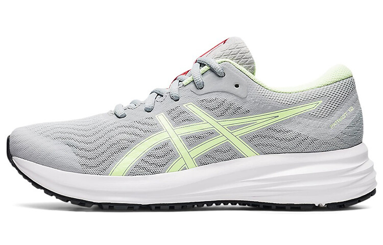 

Кроссовки Patriot 12 женские с низким верхом, серые/флуоресцентно-желтые Asics