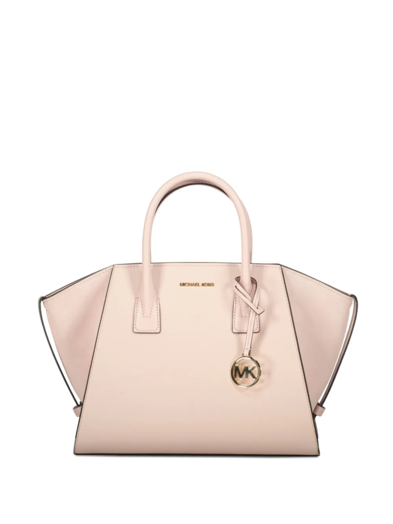 

Кожаная сумка-тоут Michael Kors Avril с застежкой-молнией сверху, розовый