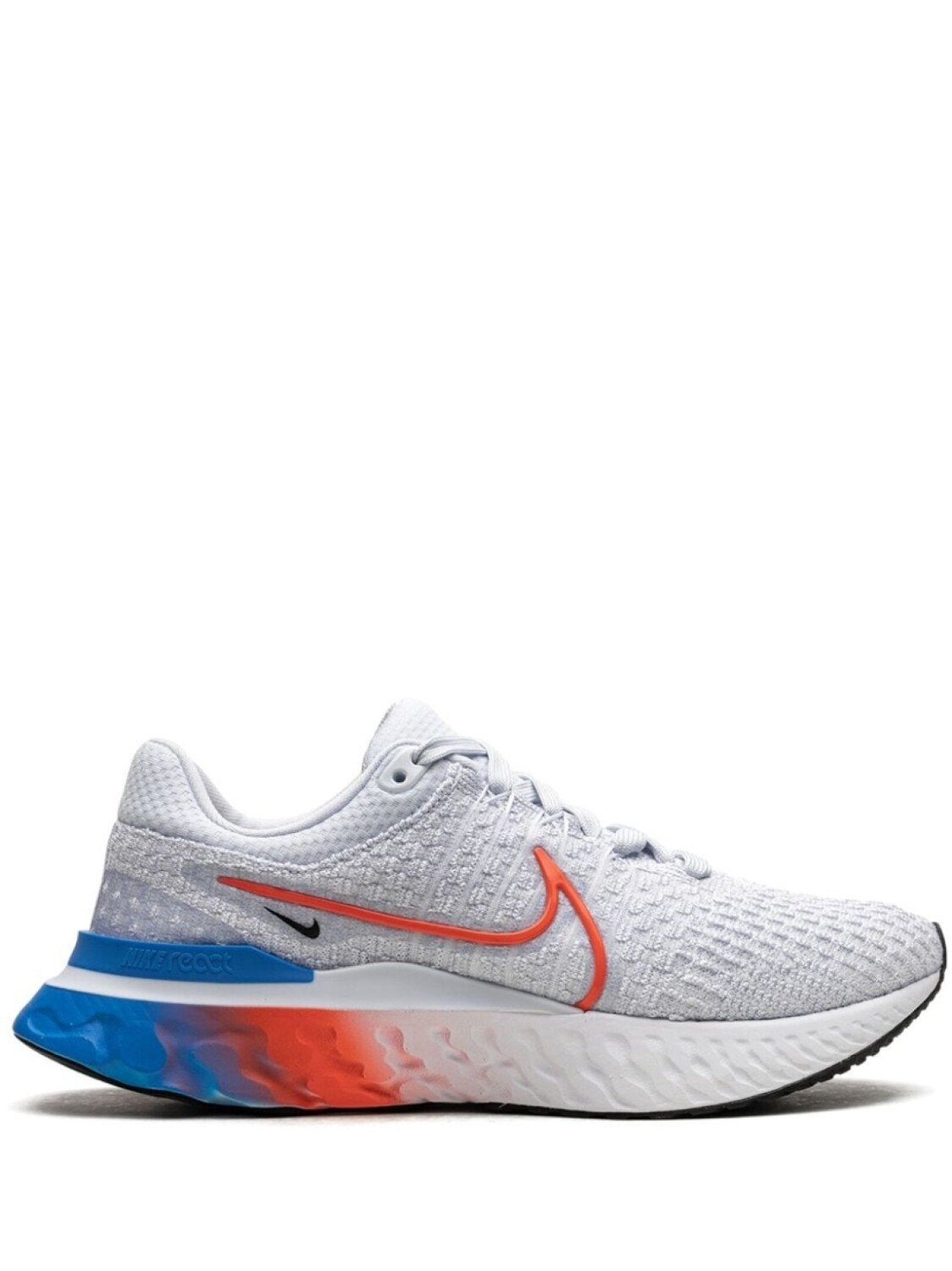 

Кроссовки React Infinity Run FK 3 Grey Bright Crimson Nike, белый