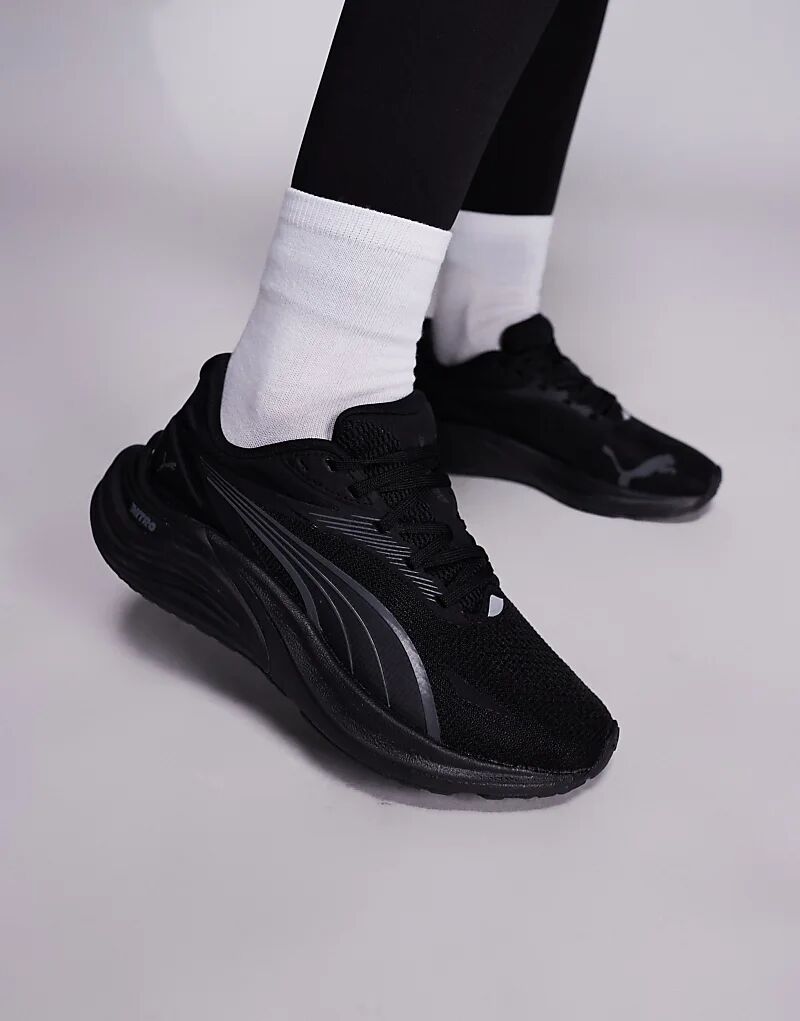 Кроссовки Puma Electrify Nitro 4 в тройном черном цвете