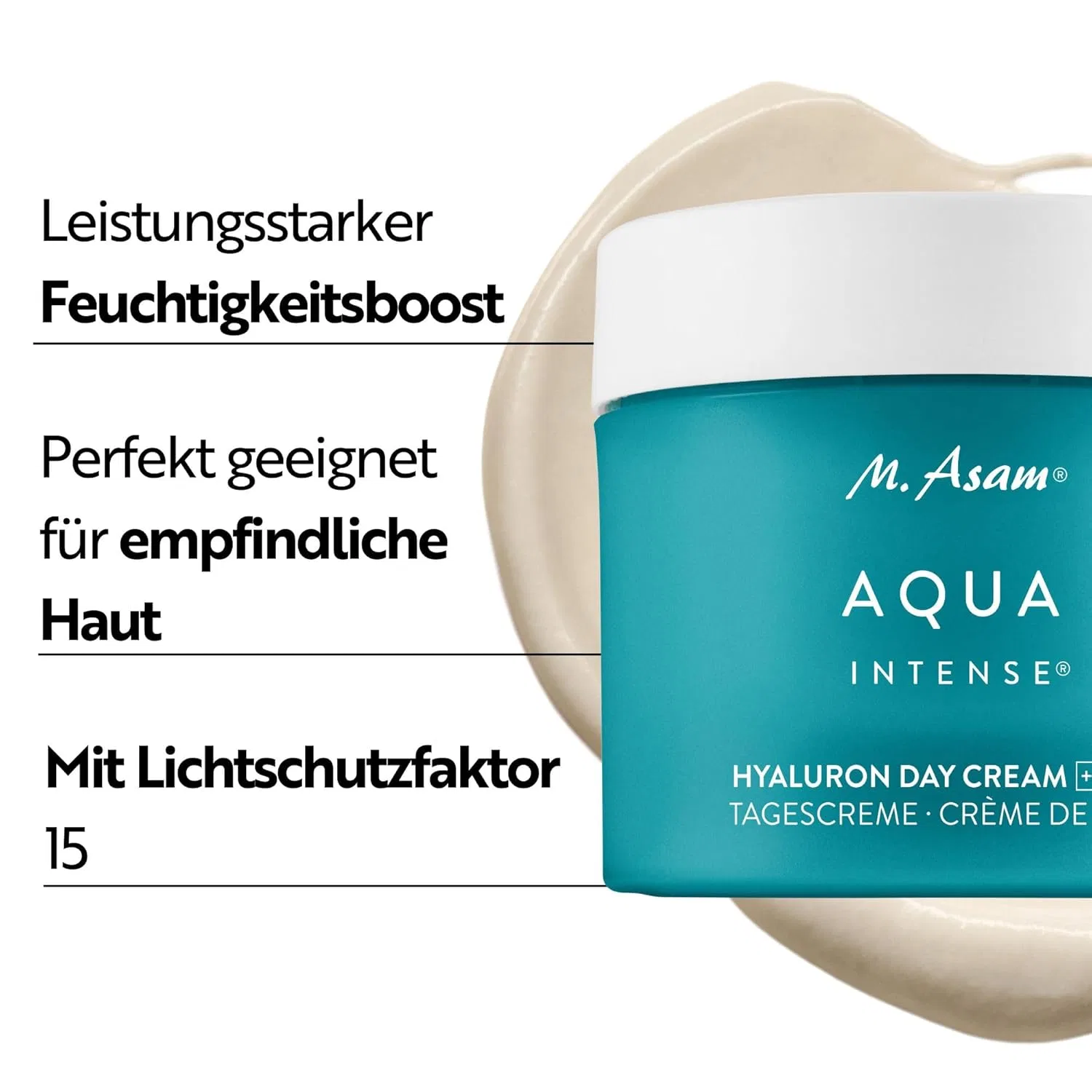 Сыворотка M. Asam — Дневной с гиалуроновой кислотой SPF «Aqua Intense» от — фото 2