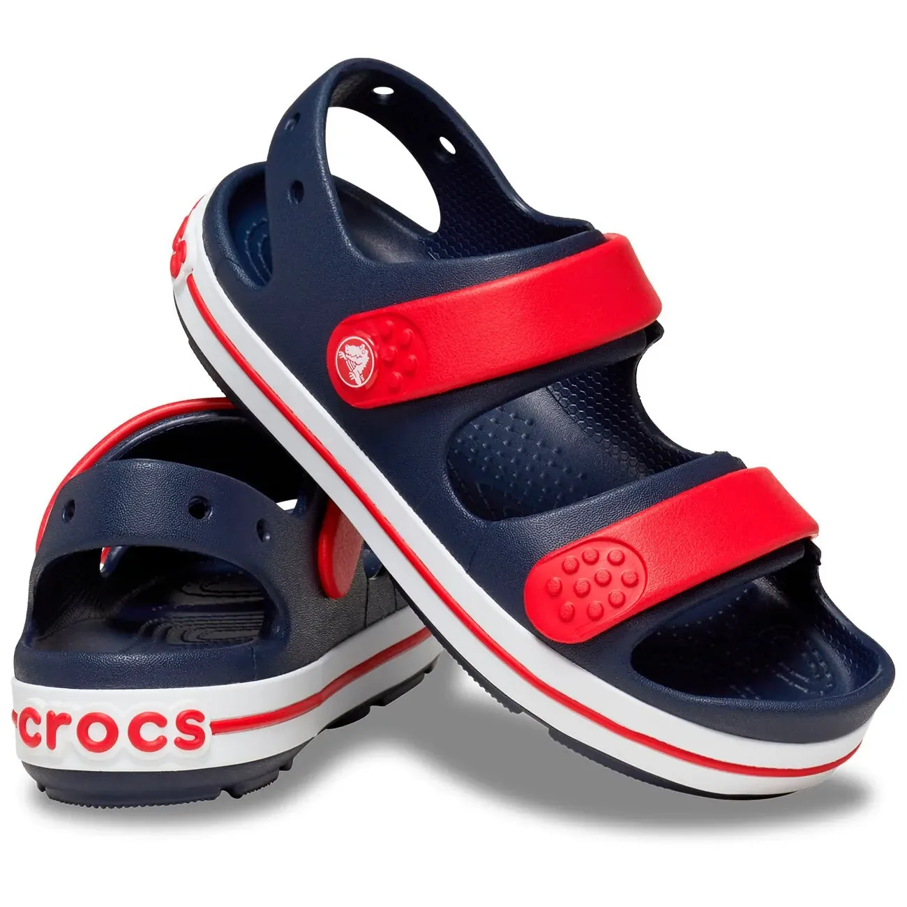 Сандалии для малышей Crocband Cruiser Sandal T Crocs, темно-синий — фото 2