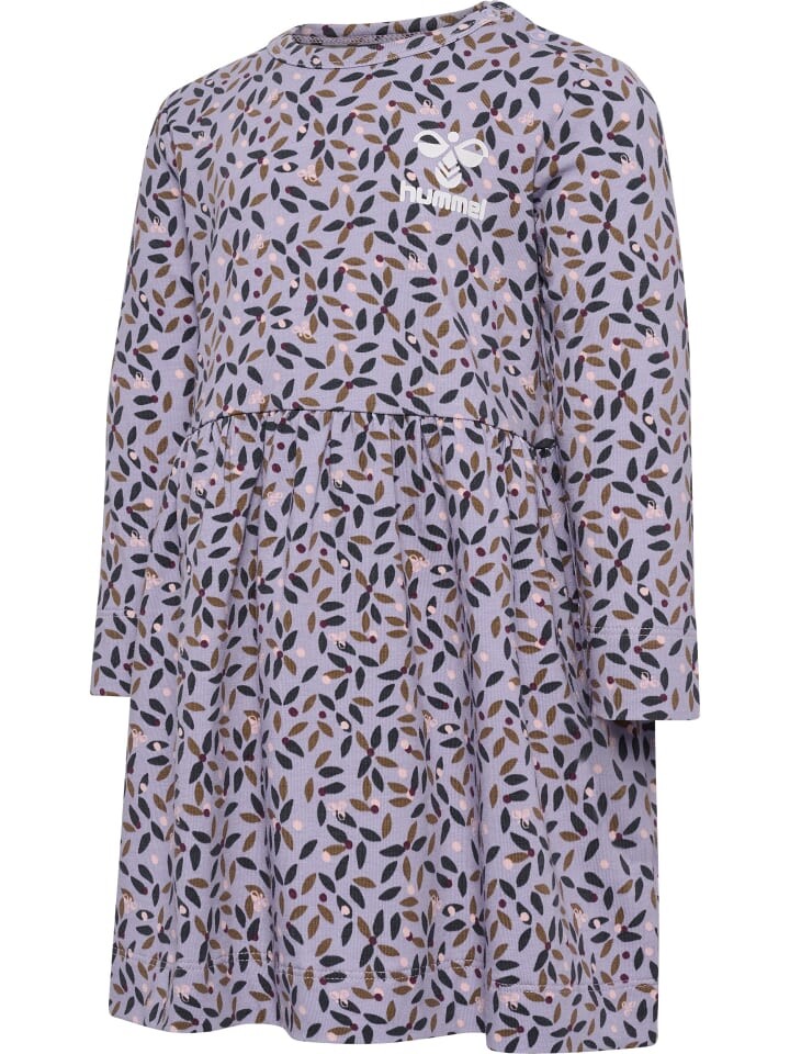 Платье Hummel Druckknopf L/S Hmlelvina Mädchen, цвет wisteria — фото 4
