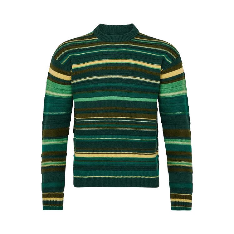

Топ JW Anderson Multi Stripe Jumper, Green/Multicolor