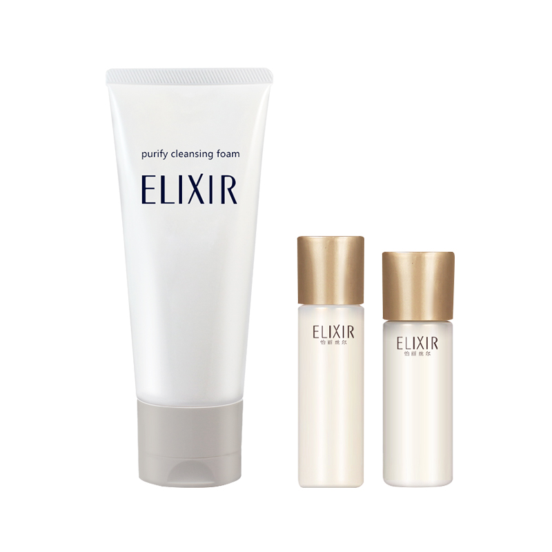 

ELIXIR Чисто белый увлажняющий набор для ухода за кожей контроль жира очищение