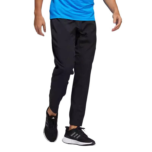 Спортивные штаны Men's adidas Solid Color Lacing Breathable Elastic Training Sports Pants/Trousers/Joggers Autumn Black, мультиколор — фото 2