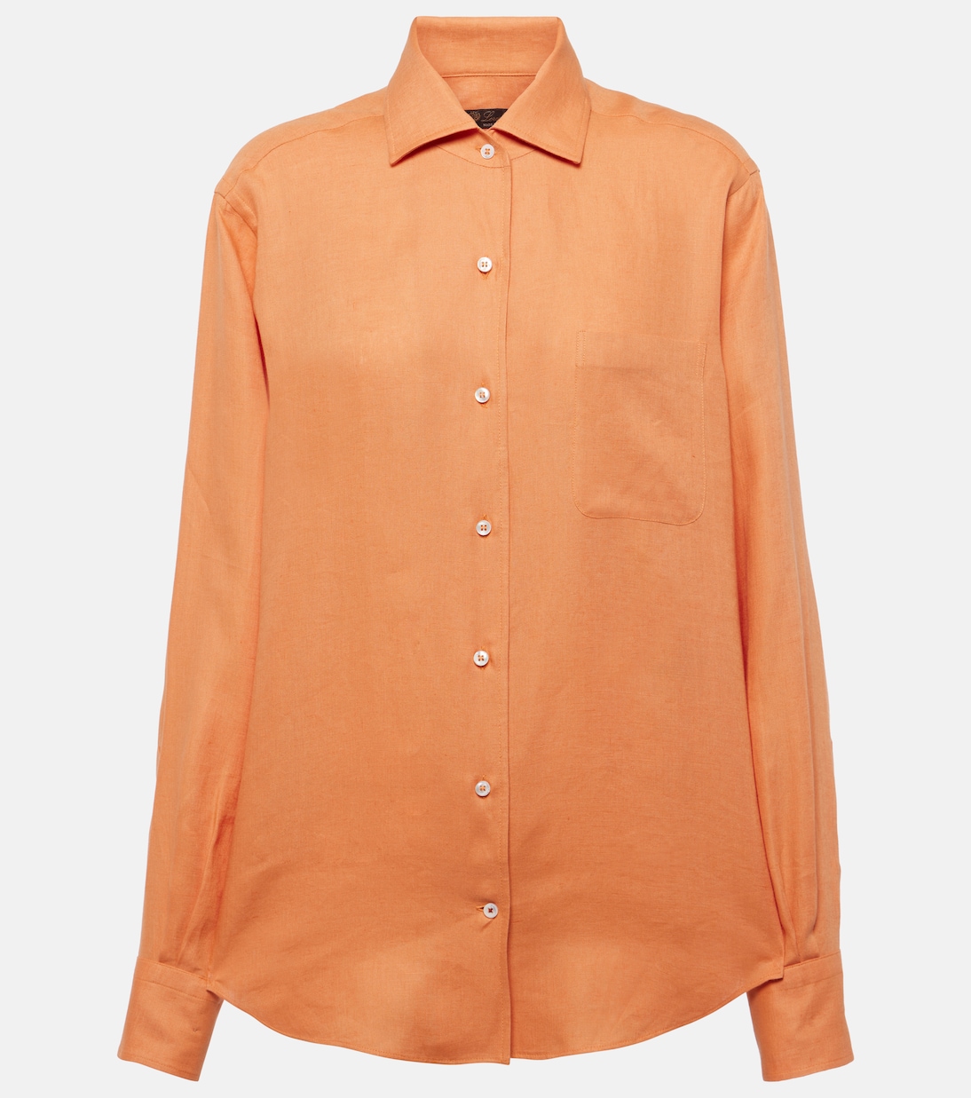 

Рубашка из льна Neo André Loro Piana, Cinnamon Orange