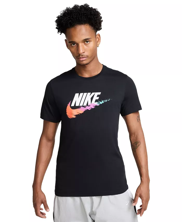 

Мужская футболка с логотипом для спорта Nike, черный