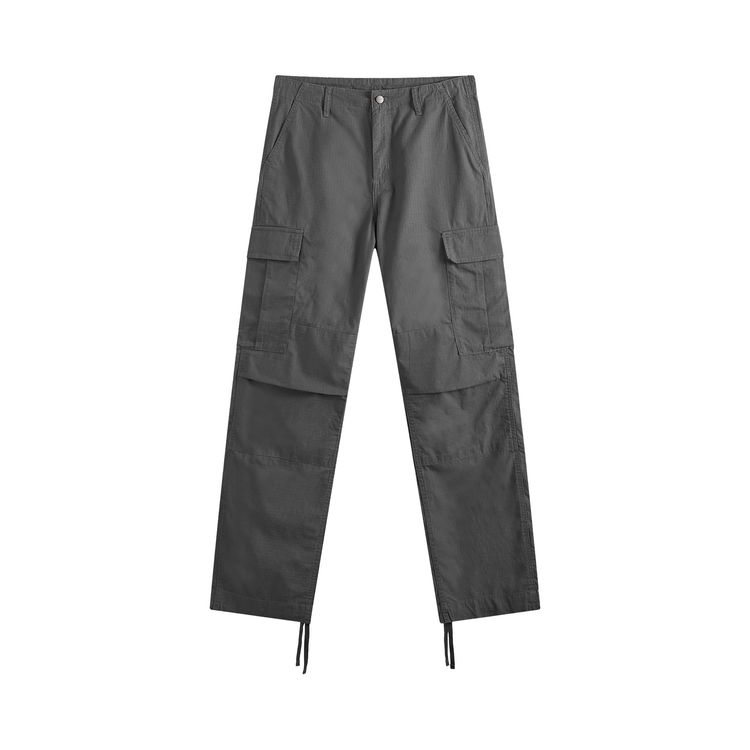 

Брюки Carhartt WIP Regular Cargo Pants Graphite (Rinsed), черный