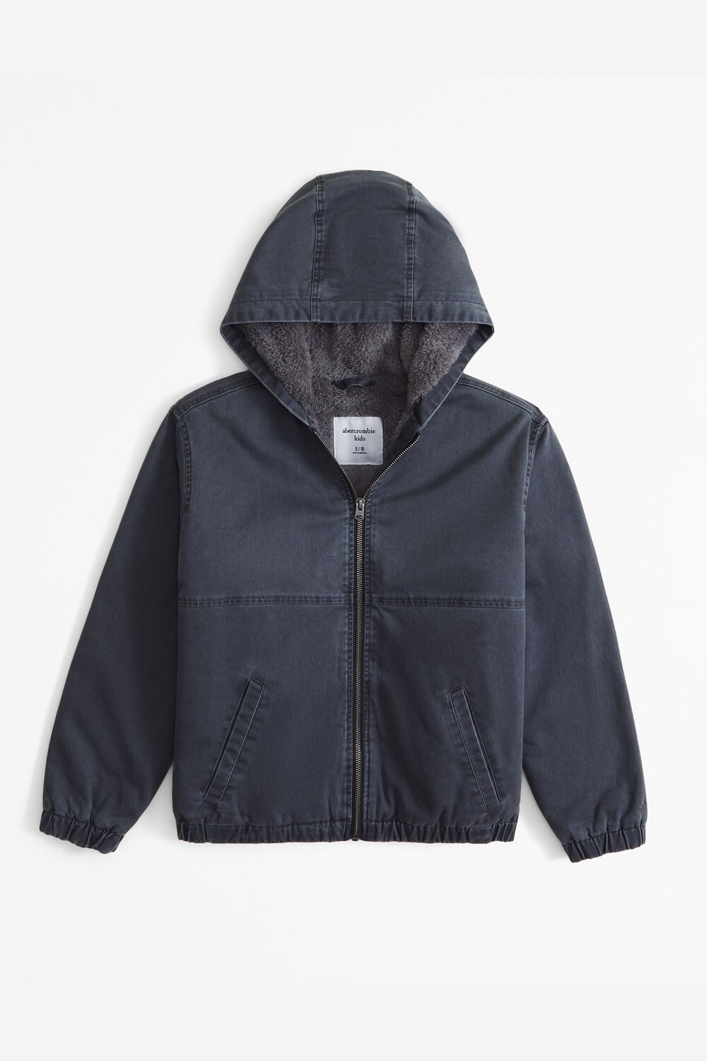 

Куртка с капюшоном на молнии Abercrombie & Fitch, серый