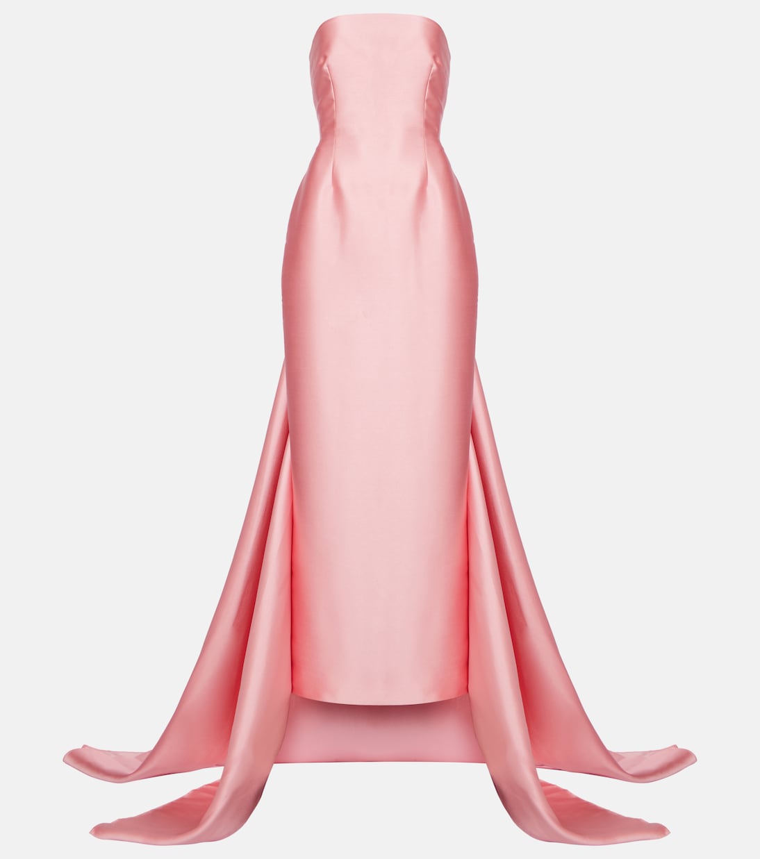 

Платье без бретелек из твила Imani Solace London, Soft Pink