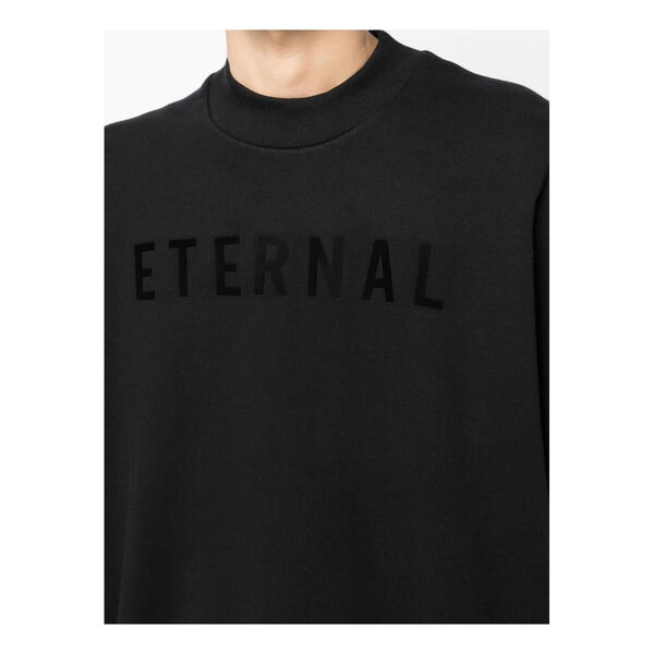 Толстовка fw22 eternal fleece crewneck 'black' Fear Of God, черный — фото 2