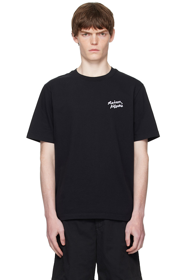 

Футболка Comfort с надписью от руки Maison Kitsuné Maison Kitsuné, мультиколор