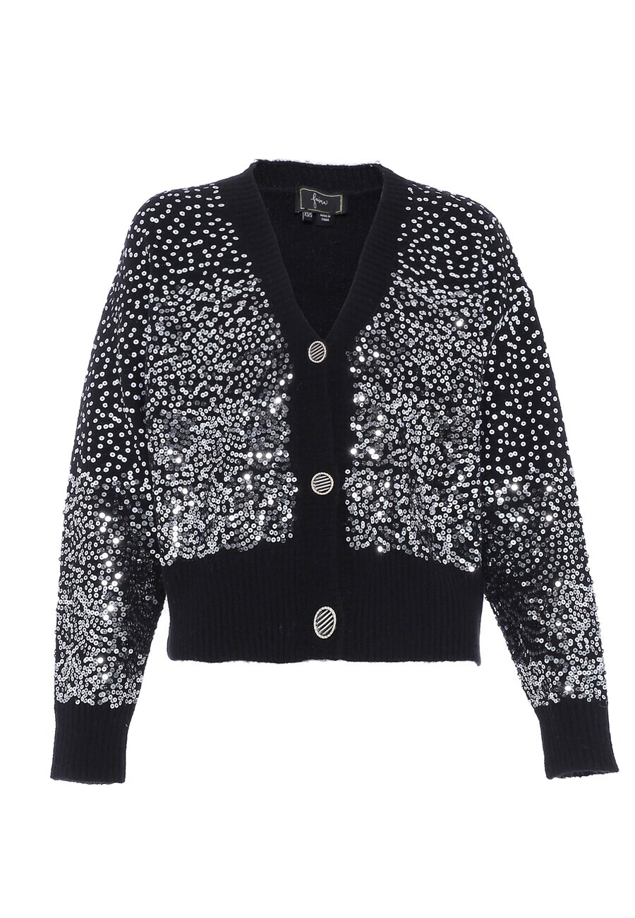 

Кардиган faina Knit Cardigan, черный