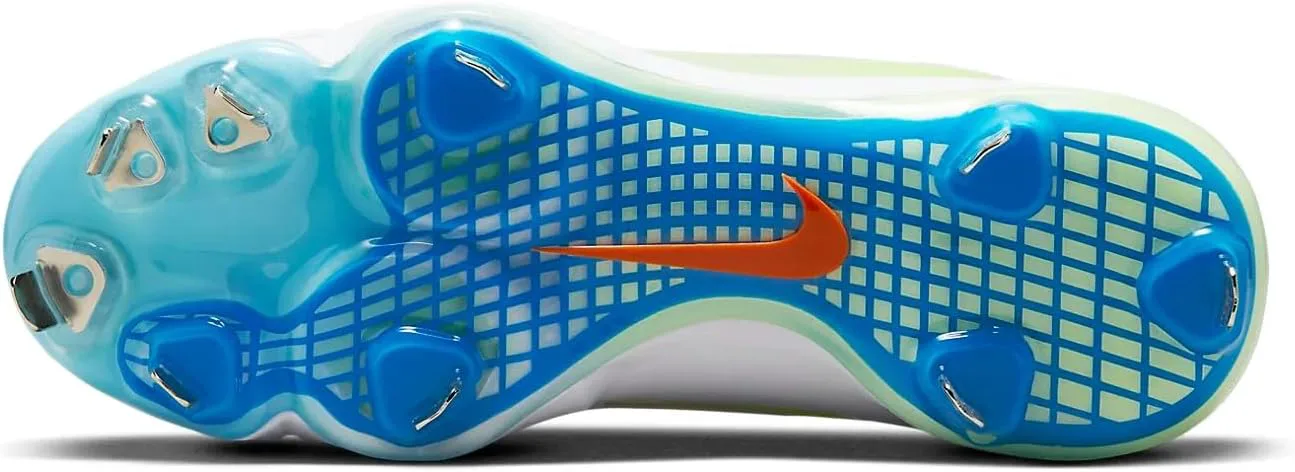 Бейсбольные бутсы Nike Men's Force Zoom Trout 9 Pro Low, белый/синий — фото 2