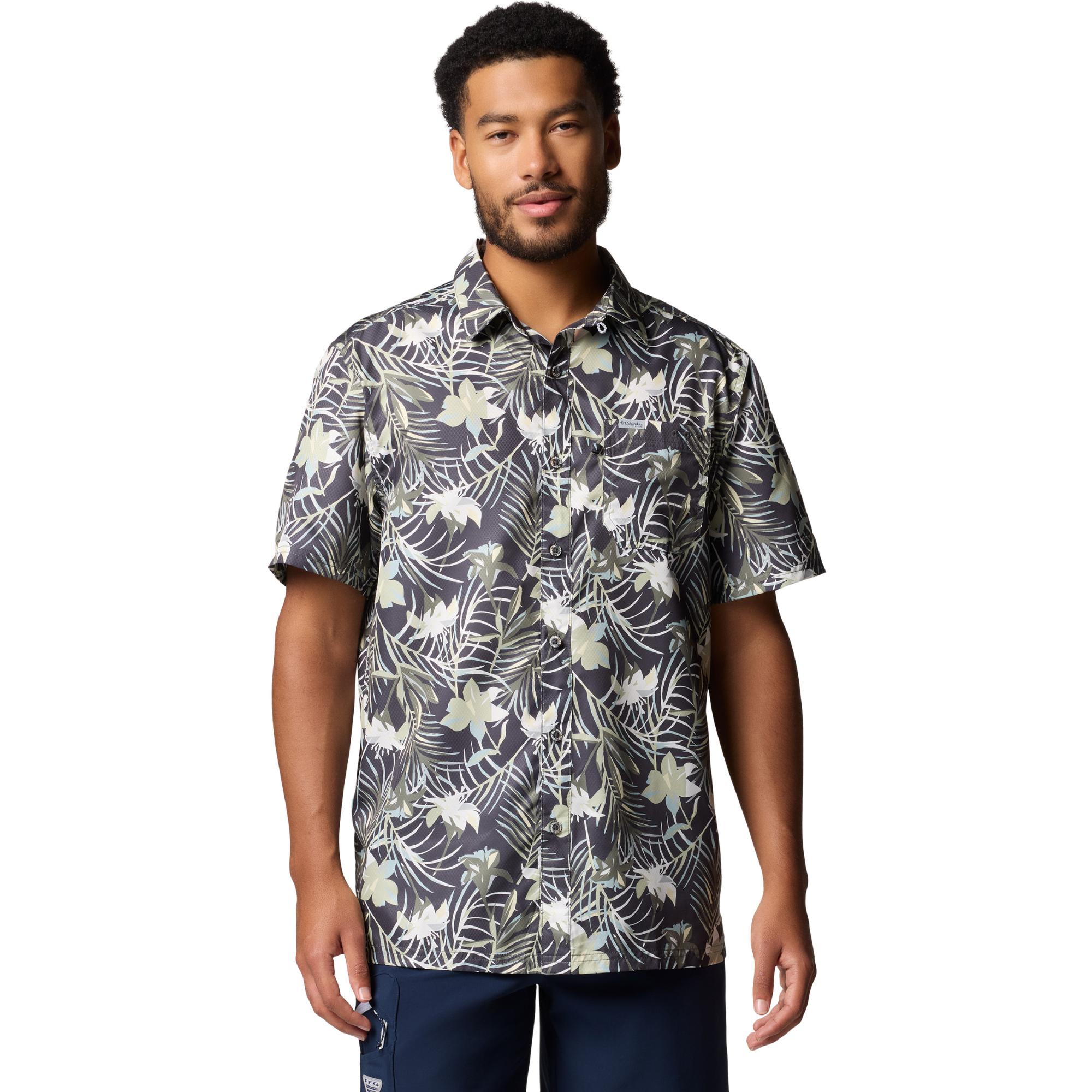 

Мужская рубашка PFG Super Slack Tide Camp Columbia, Cypress Tropic Field