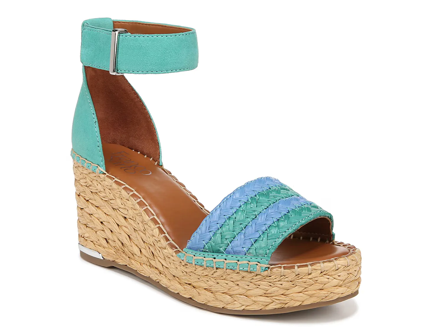 

Сандалии Clemens Espadrille Wedge Sandal Franco Sarto, темно-зеленый