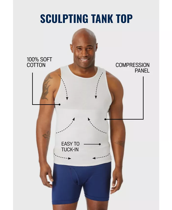 

Большой и высокий майка для рельефа Kingsize, белый