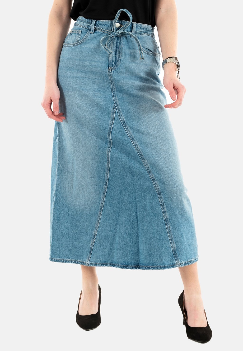 

Джинсовая юбка A-line skirt ONLY, синий