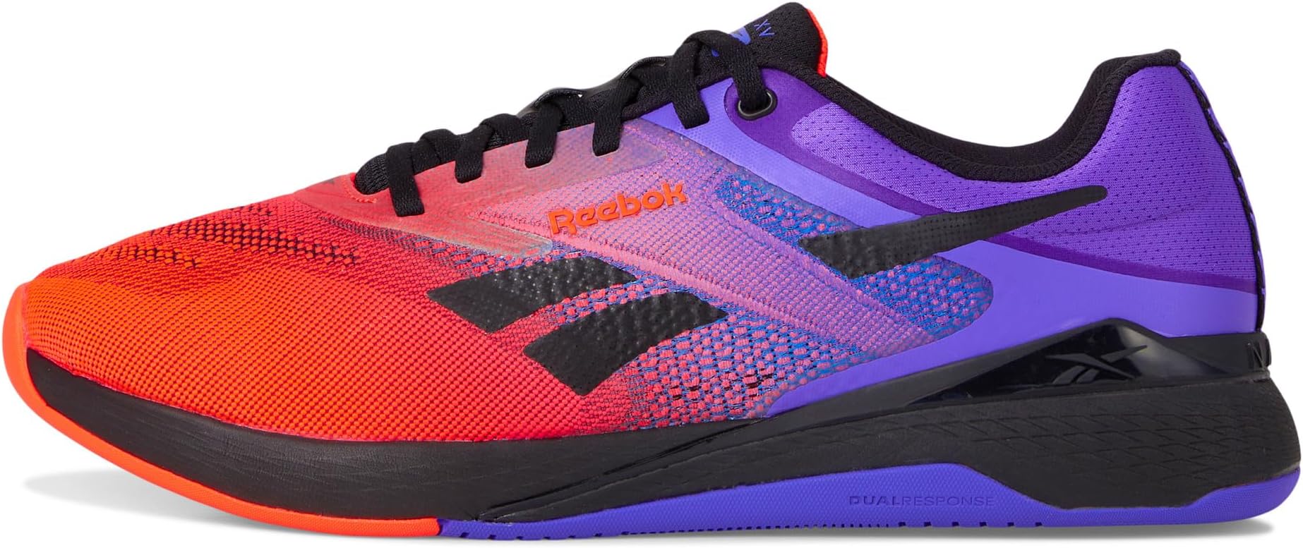 Кроссовки Reebok Unisex Nano X5, Footwear White/Flash Orange/Royal Purple — фото 4