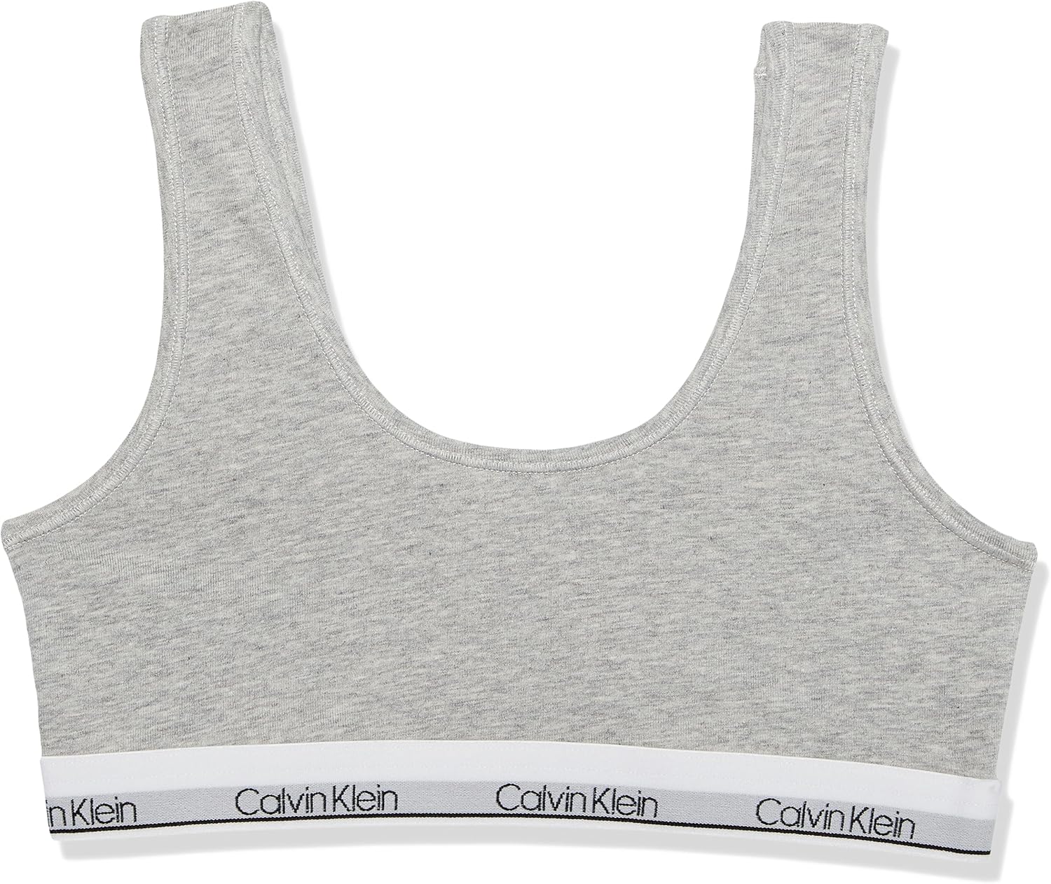 Комплект из 3 бюстгальтеров-бралеттов Calvin Klein Girls Modern Cotton, White/Black/Hg — фото 4