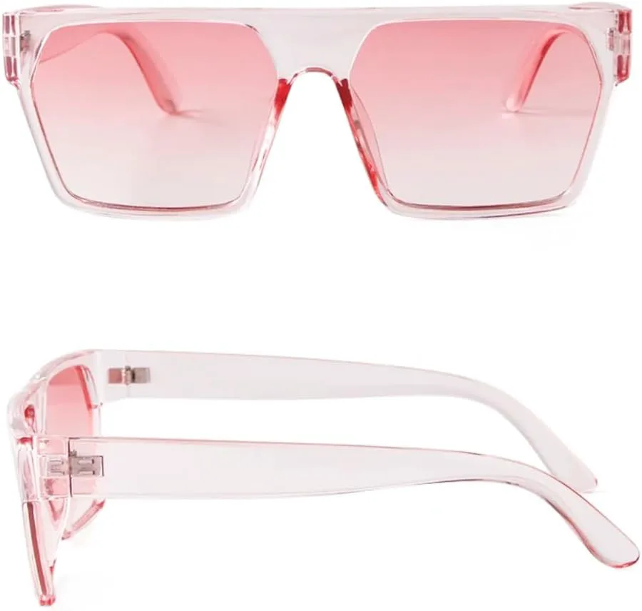 

Солнцезащитные очки с защитой UV400 | Розовые, увеличенные, цветные линзы | для женщин и мужчин, для занятий спортом на открытом воздухе и вождения DSVIGF, 03