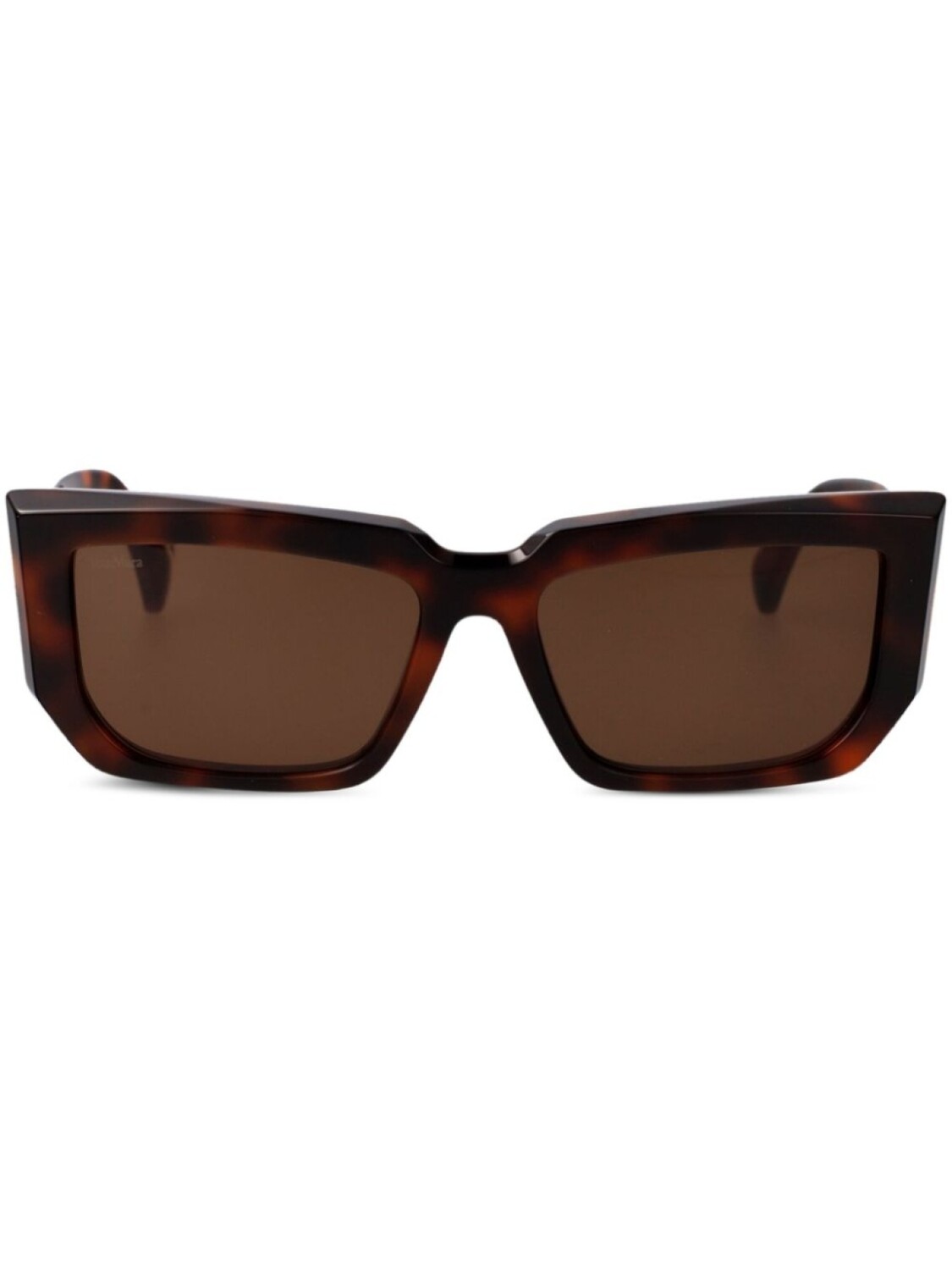 

Солнцезащитные очки в квадратной оправе Max Mara Eyewear, коричневый