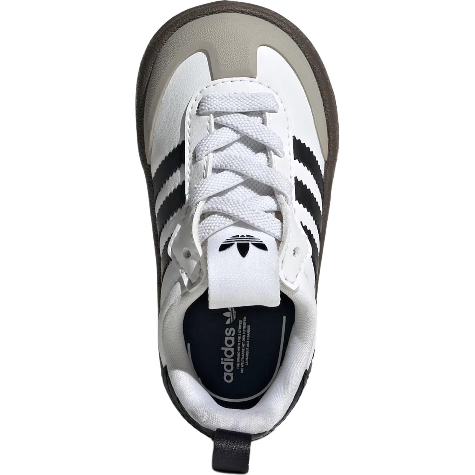 AdiFOM Low Top Белые Черные Детские Обувь Adidas Originals — фото 4