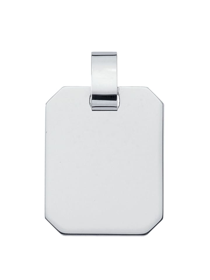 

Adeliás Подвеска с гравированной пластиной из серебра 925 пробы