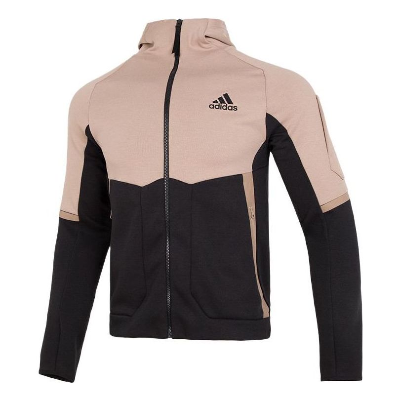 Куртка adidas Contrasting Colors Athleisure Casual Sports Hooded Jacket Colorblock HE5033