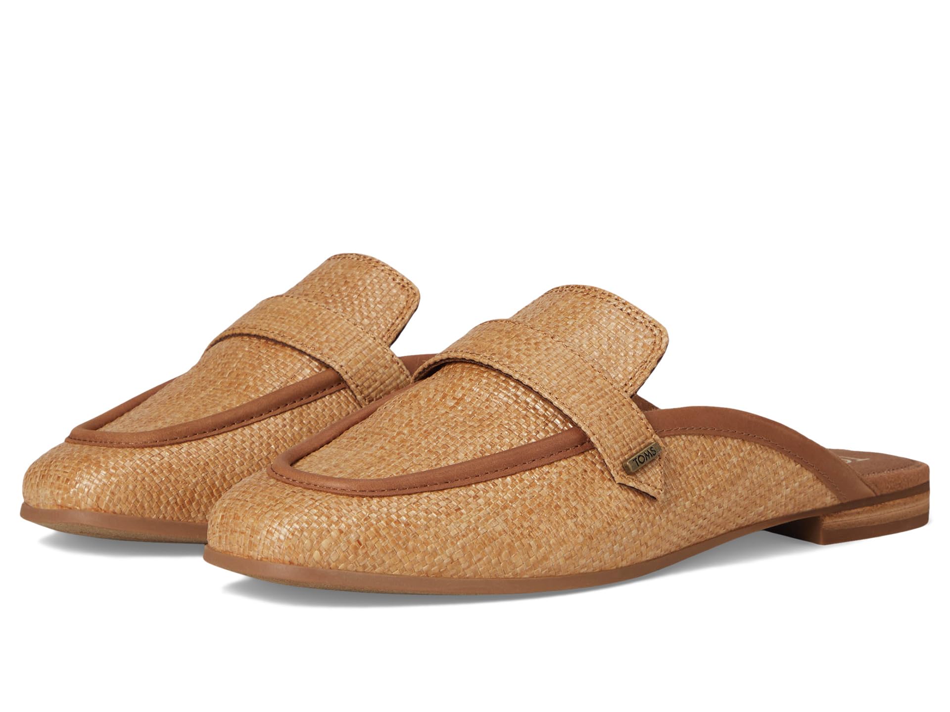 Мюли TOMS Lynette Mule, цвет Brown Sugar Raffia/Leather