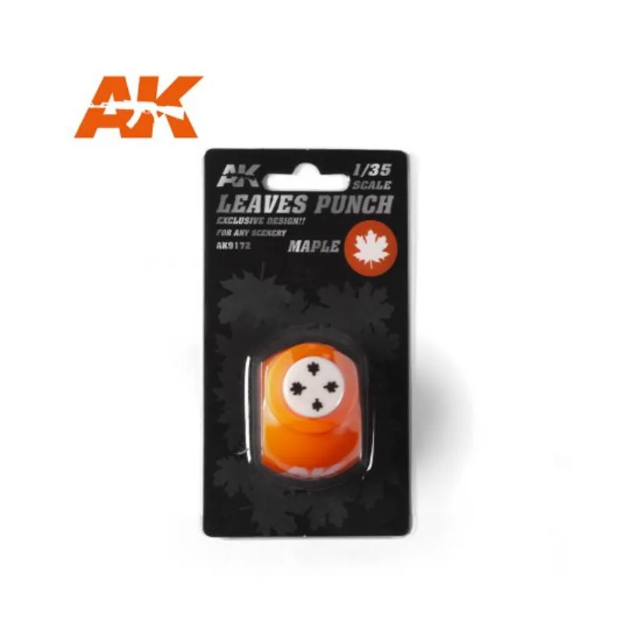 

Листовой пунш - Клен (масштаб 1/35), Supplies & Accessories (AK-Interactive)