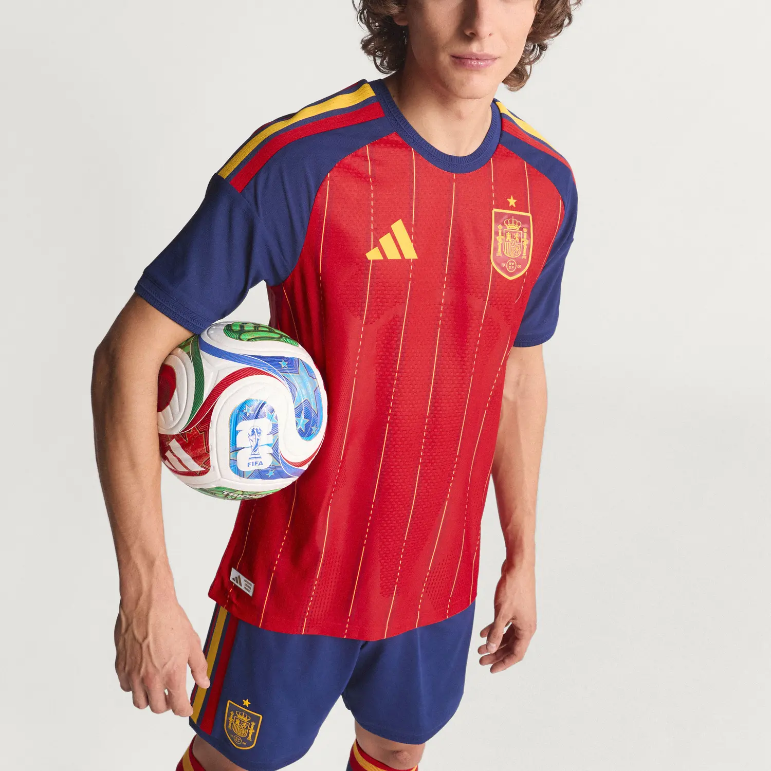 Футболка Spain 26 HOME JERSEY унисекс Adidas, красный — фото 4