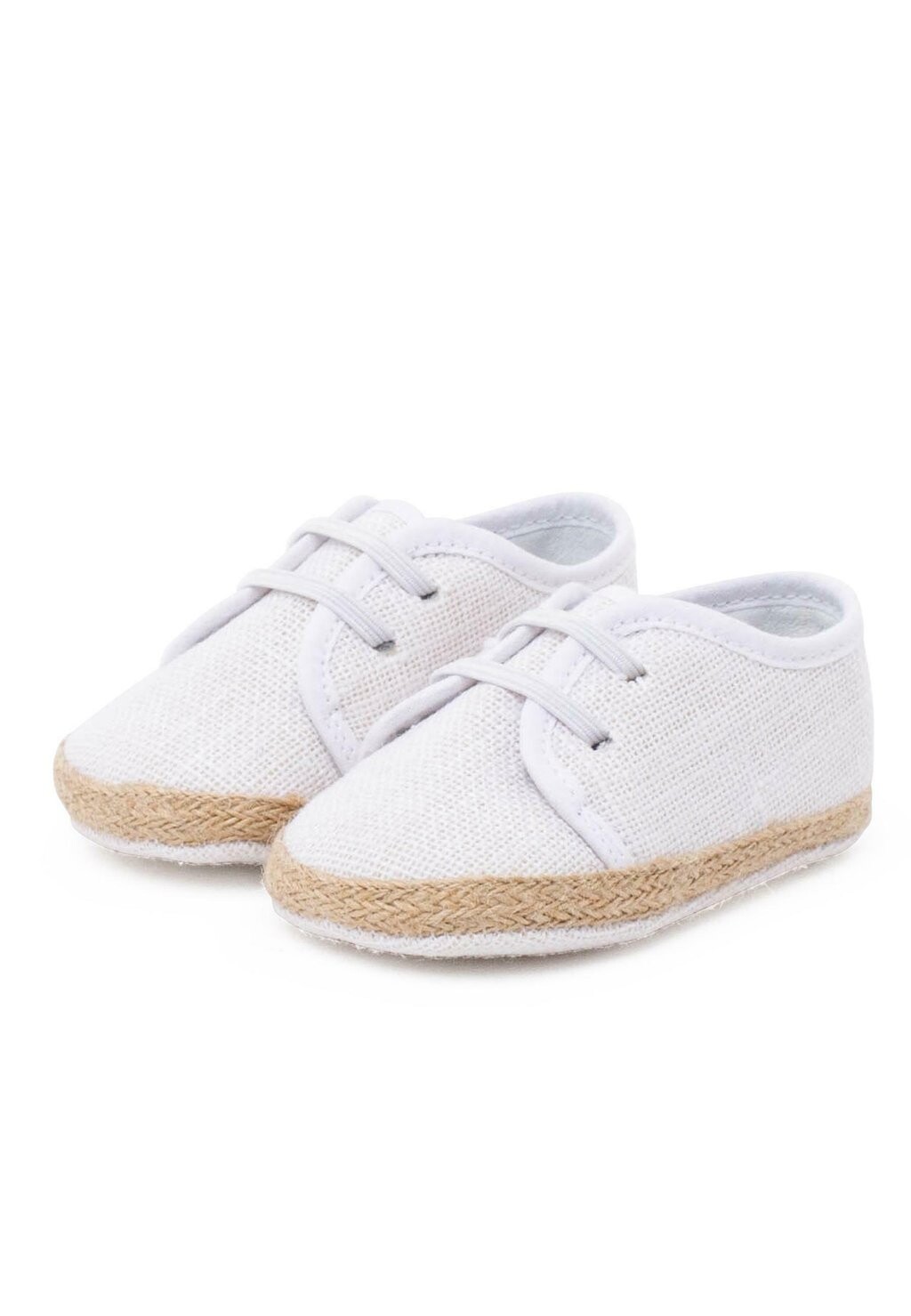 

Кроссовки ZAPATOS BEBÉ LINO Y YUTE CORDÓN ELÁSTICO Pisamonas, белый