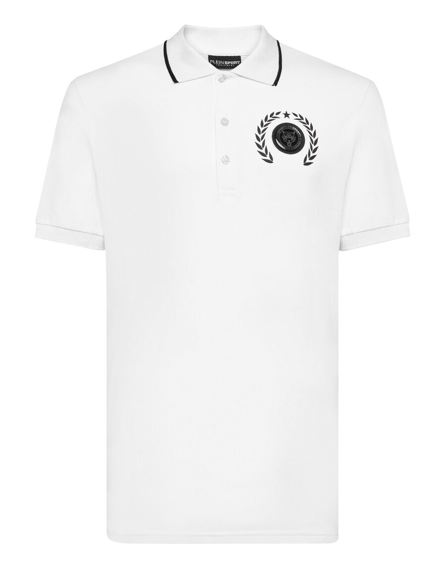 

Рубашка поло Plein Sport Shirt Carbon Tiger, белый