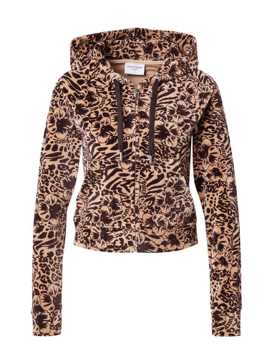 

Толстовка с капюшоном на молнии Juicy Couture MADISON, коричневый