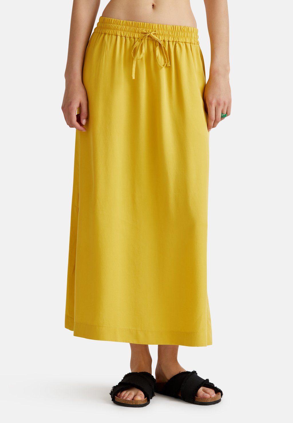 

Юбка макси FLOWY United Colors of Benetton, желтый