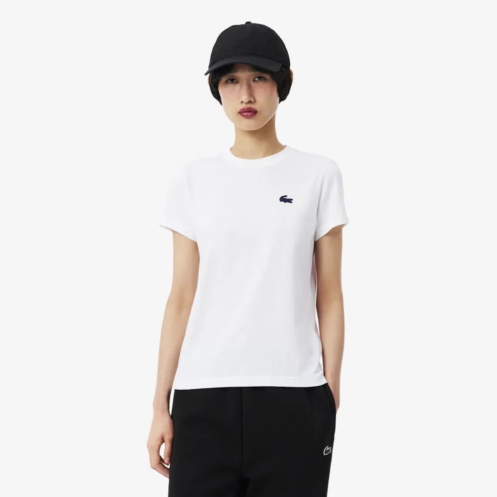 Футболка спортивная Lacoste Базовая, белая
