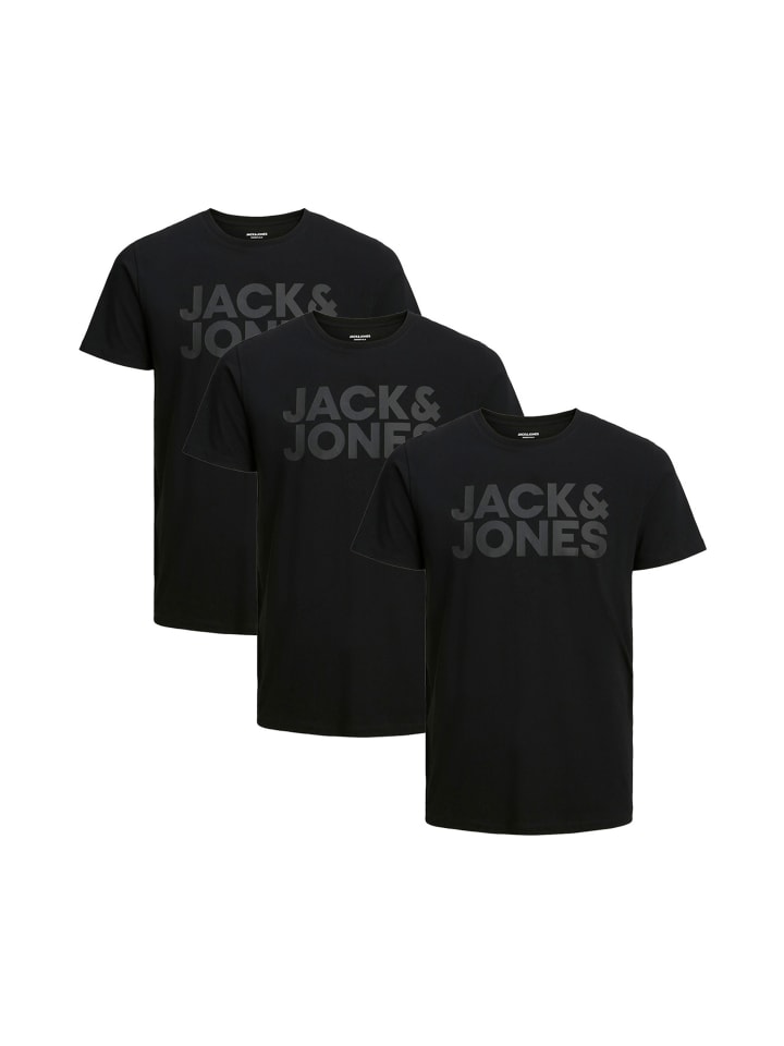 

Футболка Jack & Jones, цвет black/large print