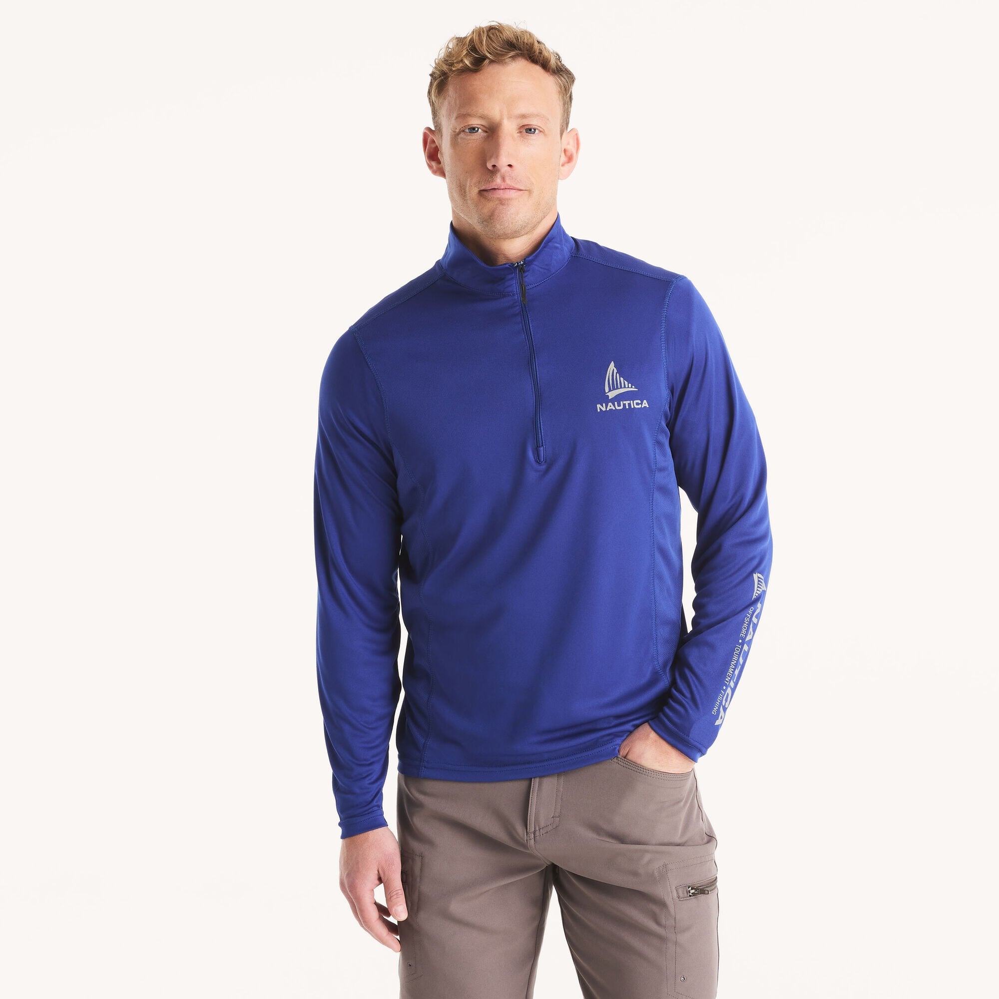 

Толстовка мужская Nautica, цвет ice blue