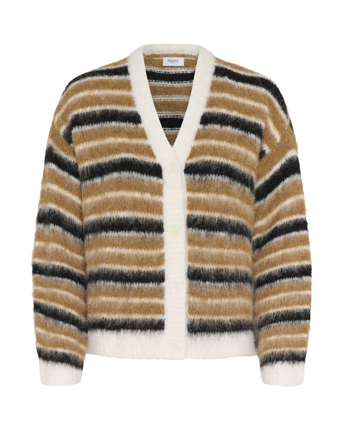 

SAINT TROPEZ Кардиган 'OlmaSZ' вязаный, цвет капучино