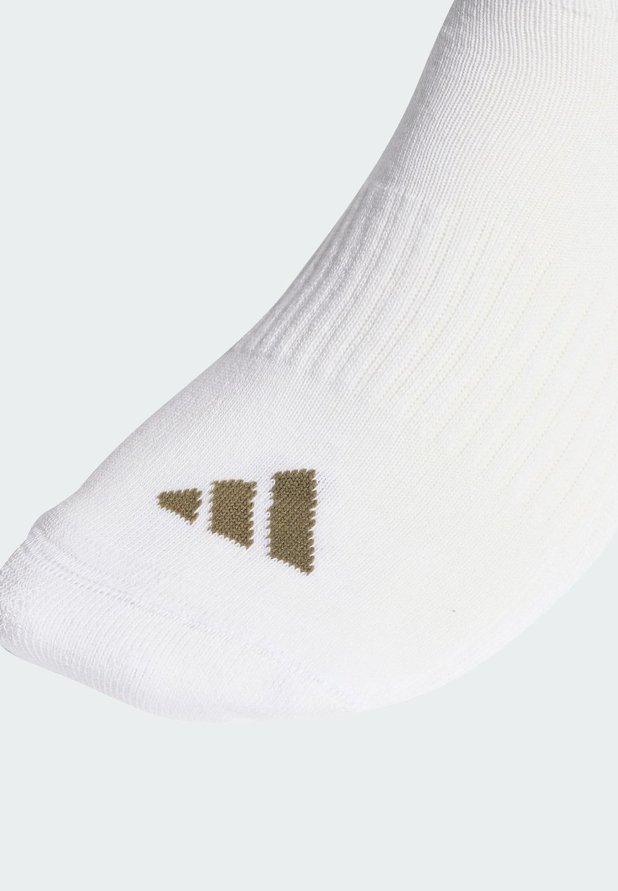 Носки Adidas Performance CUSHIONED SPORTSWEAR CREW SOCKS 3 PACK UNISEX, White Beige Olive Strata/White — фото 2